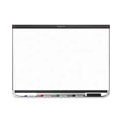 Quartet Prestige 2 DuraMax Magnetic Porcelain Whiteboard, 96 x 48, Black Frame (P558BP2)