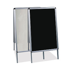 MasterVision Wet Erase Board, 27x34, Black, Aluminum Frame (DKT30505072)