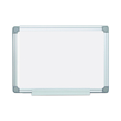 MasterVision Earth Easy-Clean Dry Erase Board, White/Silver, 18x24 (MA0200790)