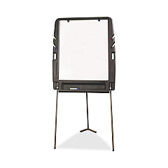 Iceberg Ingenuity Portable Flipchart Easel with Dry Erase Surface, Resin Surface Frame, 35 x 30 x 73, Charcoal (30227)