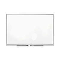 Quartet Classic Series Porcelain Magnetic Board, 72 x 48, White, Silver Aluminum Frame (2547)