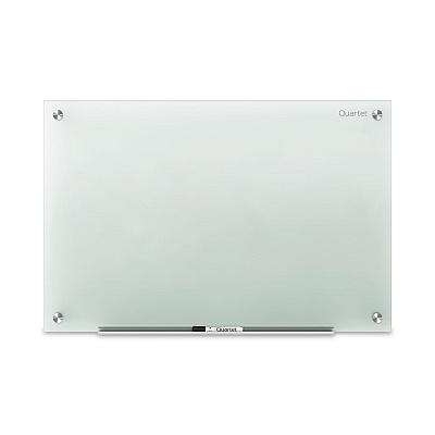 Quartet Infinity Glass Marker Board, Frosted, 24 x 18 (G2418F)