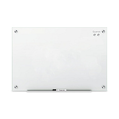 Quartet Infinity Magnetic Glass Marker Board, 24 x18, White (G2418W)