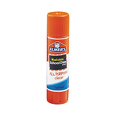 Elmer's Washable School Glue Sticks, 0.21 oz, Applies and Dries Clear, 8/Pack (E5003E5004)