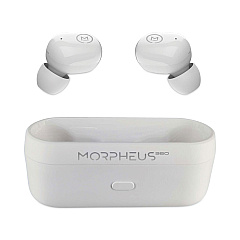 Morpheus 360 Spire True Wireless Earbuds Bluetooth In-Ear Headphones with Microphone, Pearl White (TW1500W)