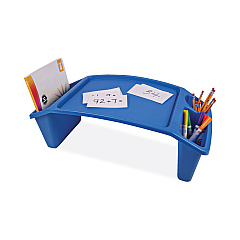deflecto Antimicrobial Lap Desk, 23.35w x 12d x 8.53h, Blue (39502BLU)