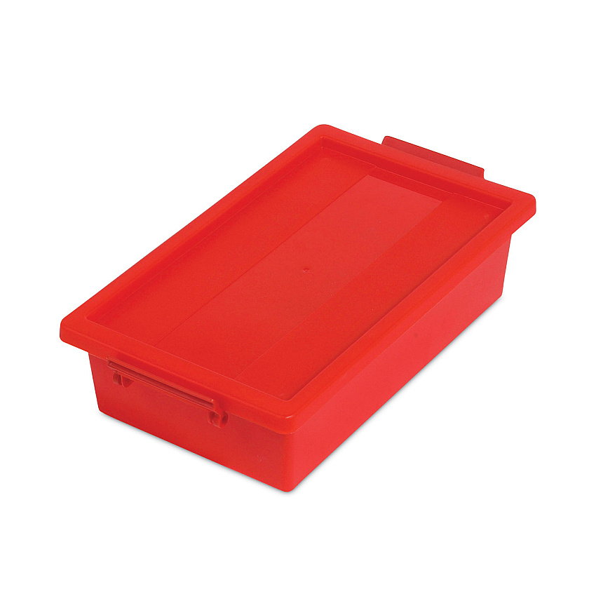 deflecto Little Artist Antimicrobial 2.5 Qt Tote, Red (39513RED)