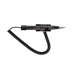 CONTROLTEK Wedgy Secure Antimicrobial Pen, Fine, 0.05 mm, Black Ink, Black (555567)