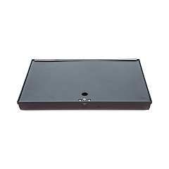 CONTROLTEK Plastic Currency and Coin Tray, Coin/Cash, 10 Compartments, 16 x 11.25 x 2.25, Black (500063)