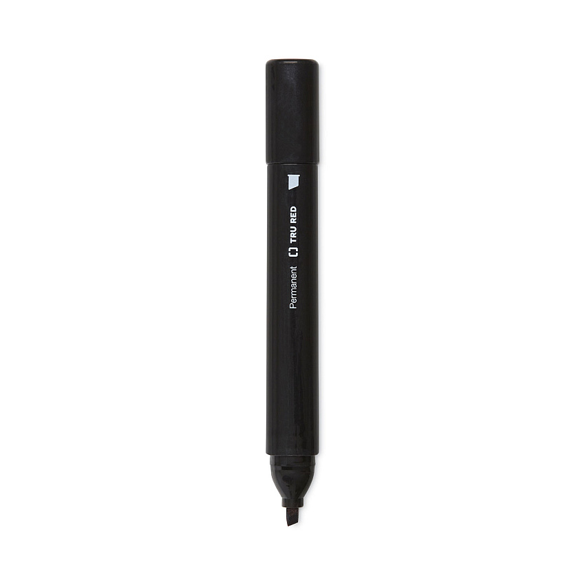 TRU RED Permanent Marker, Pen-Style, Fine Bullet Tip, Assorted Colors, 5/Pack (24376606)