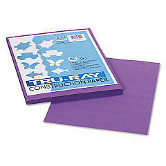 Pacon Tru-Ray Construction Paper, 76lb, 9 x 12, Violet, 50/Pack (103009)