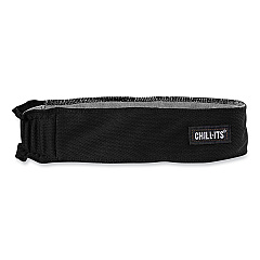 ergodyne Chill-Its 6605 High-Performance Terry Cloth Sweatband, Cotton Terry Cloth, One Size Fits Most, Black (12433)