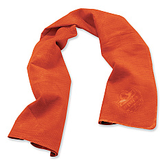 ergodyne Chill-Its 6602 Evaporative PVA Cooling Towel, 29.5 x 13, One Size Fits Most, PVA, Orange (12441)