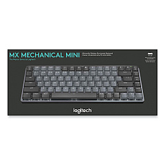 Logitech MX Mechanical Wireless Illuminated Performance Keyboard, Mini, Graphite (920010550)
