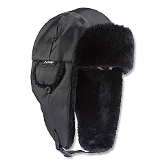 ergodyne N-Ferno 6802 Classic Trapper Hat, Small/Medium, Black (16843)