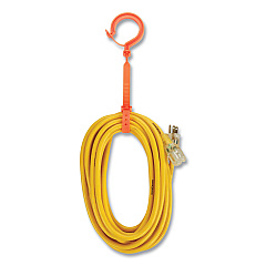 ergodyne Squids 3540 Large Locking Hook, Short, Nylon, Orange, 44 lb Capacity (33402)