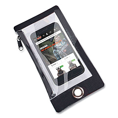 ergodyne Squids 3760 Phone Pouch + Trap for Standard Size Phones, Clear/Black (19762)
