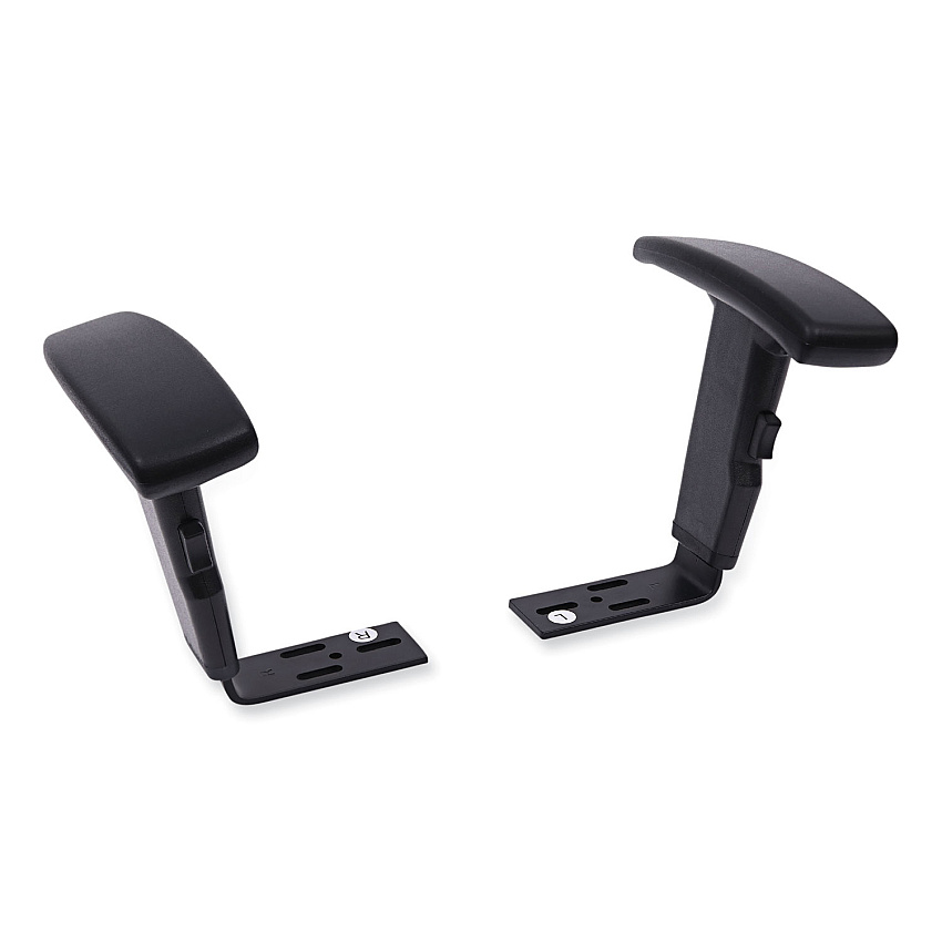 Alera Height Adjustable T-Arms, Interval and Essentia Series Chairs/Stools, Black (ALEIN49AKA10B)