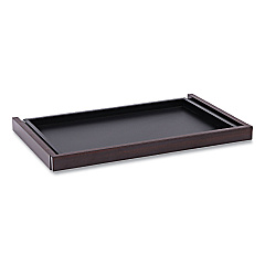 Alera Valencia Series Center Drawer, 24.5w x 15d x 2h, Mahogany (ALEVA312414MY)