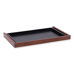 Alera Valencia Series Center Drawer, 24.5w x 15d x 2h, Medium Cherry (ALEVA312414MC)