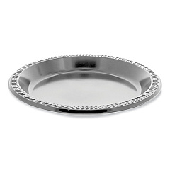 Pactiv Evergreen Meadoware Impact Plastic Dinnerware, Plate, 10.25" dia, Black, 500/Carton (MI10EY)