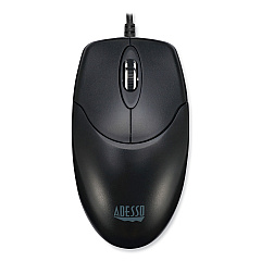 Adesso iMouse Desktop Full Sized Mouse, USB, Left/Right Hand Use, Black (IMOUSEM6TAA)