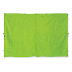 ergodyne Shax 6096 Pop-Up Tent Sidewall with Zipper, Single Skin, 10 ft x 10 ft, Polyester, Lime (12978)