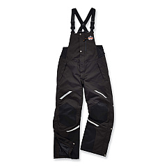 ergodyne N-Ferno 6471 Thermal Bibs with 500D Nylon Shell, X-Large, Black (41215)