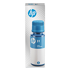 HP 31 Cyan Ink Bottle 1VU26AN