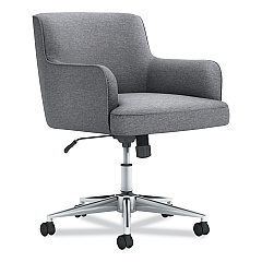 HON Matter Multipurpose Chair, 23" x 24.8" x 34", Light Gray Seat, Light Gray Back, Chrome Base (VL232GRY01)