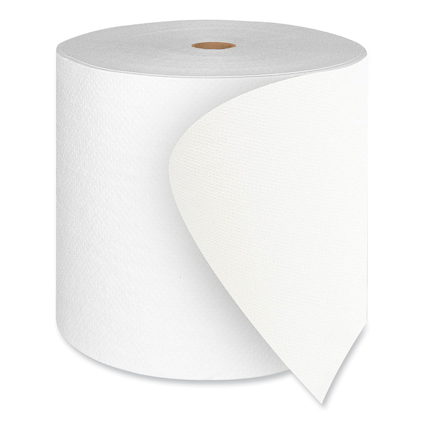 Morcon Tissue Valay Proprietary Roll Towels, 1-Ply, 7" x 800 ft, White, 6 Rolls/Carton (VW444)