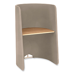 Safco Roam Touchdown Workstation, 33" x 30" x 51.5", Beech/Tan (1958TN)