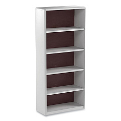 Safco ValueMate Economy Bookcase, Five-Shelf, 31.75w x 13.5d x 67h, Gray (7173GR)