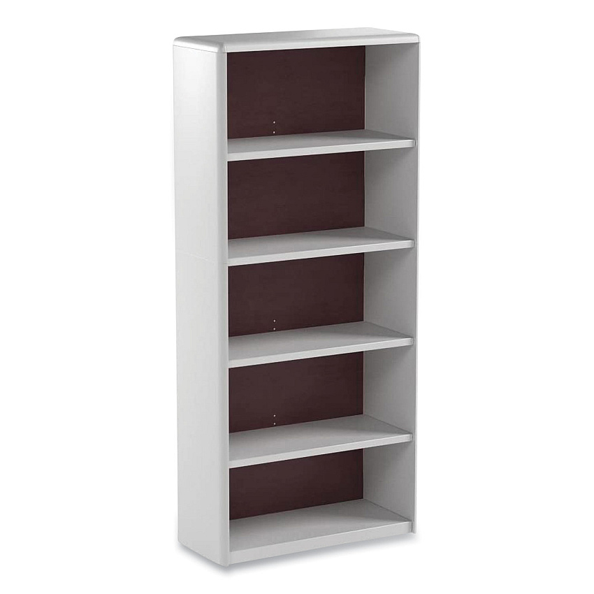 Safco ValueMate Economy Bookcase, Five-Shelf, 31.75w x 13.5d x 67h, Gray (7173GR)