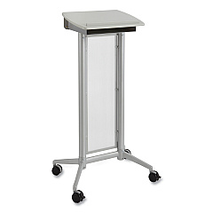 Safco Impromptu Lectern, 26.5 x 18.75 x 46.5, Gray (8912GR)