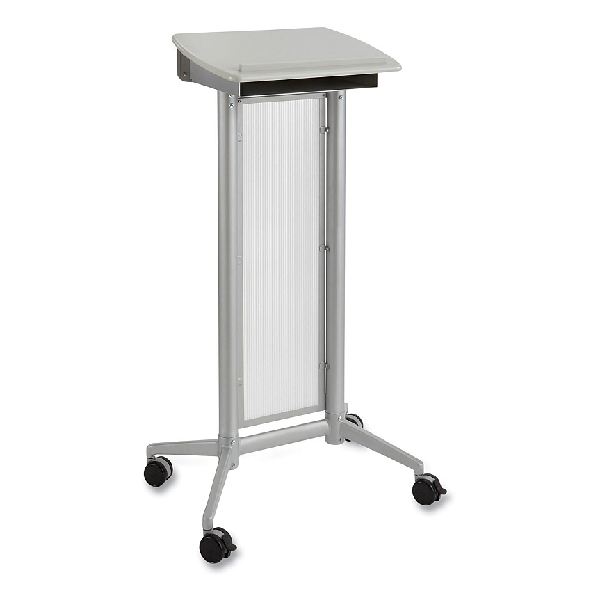 Safco Impromptu Lectern, 26.5 x 18.75 x 46.5, Gray (8912GR)