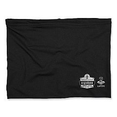 ergodyne Chill-Its 6489 2-Layer Cooling Performance Knit Multi-Band, Polyester/Spandex, Small/Medium, Black (42142)
