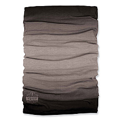 ergodyne N-Ferno 6491 Reversible Thermal Fleece + Poly Multi-Band, One Size Fits Most, Light Gray Fade (42322)