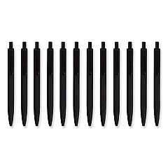 U Brands Cambria Soft Touch Mechanical Pencil, 0.7 mm, HB (#2), Black Lead, Black Barrel, 12/Pack (5008U0124)