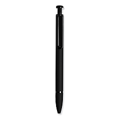U Brands Monterey Ballpoint Pen, Medium 1 mm, Black Ink, Black Barrel, Dozen (3786U0124)