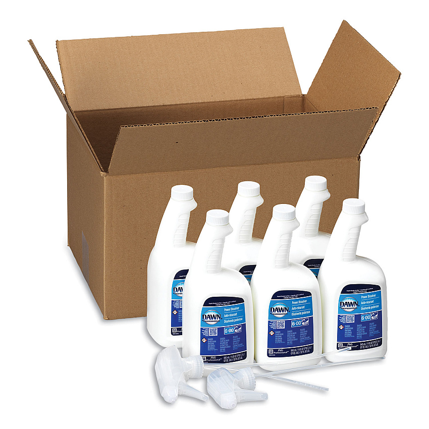 Dawn Professional Liquid Ready-To-Use Grease Fighting Power Dissolver Spray, 32 oz Spray Bottle, 6/Carton (56037)