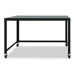 Hirsh Industries RTA Mobile Desk, 47.45 x 23.88 x 29.6, Black (21113)
