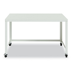Hirsh Industries RTA Mobile Desk, 47.45 x 23.88 x 29.6, White (21114)