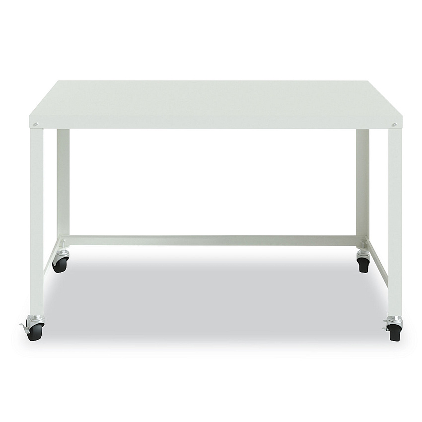 Hirsh Industries RTA Mobile Desk, 47.45 x 23.88 x 29.6, White (21114)