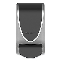 SC Johnson Professional Transparent Manual Dispenser, 1 L, 4.92 x 4.5 x 9.25, Black/Chrome, 15/Carton (TPB1LDS)