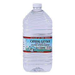Crystal Geyser Alpine Spring Water, 1 Gal Bottle, 6/Case (12514CT)