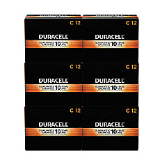 Duracell CopperTop Alkaline C Batteries, 72/Carton (MN1400)