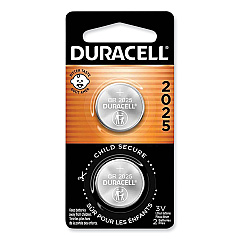 Duracell Lithium Coin Batteries, 2025, 2/Pack (DL2025B2PK)