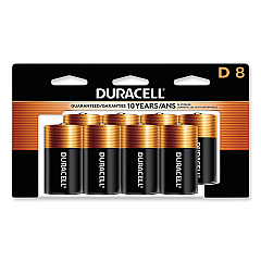 Duracell CopperTop Alkaline D Batteries, 8/Pack (MN13R8DWPK)