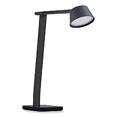 Black &amp; Decker PureOptics Verve Designer Series LED Desk Lamp with Wireless Charging, 17.32" High, Black (LED2200QIBK)